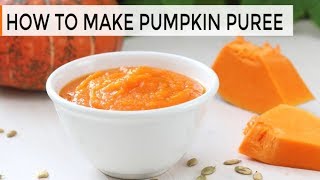 HowTo Make Pumpkin Puree  DIY Pumpkin Puree [upl. by Otes]