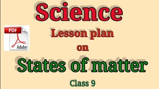 Science lesson plan 06  Class 6  Chapter  Body movements Introduction  BEd lesson plans [upl. by Leahcimrej907]