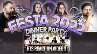 BTS quotFesta 2022 Dinner Partyquot Reaction  PART 2 We werent ready for that 😢  Couples React [upl. by Naitsirk]