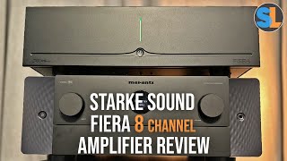 Upgrade Your AVR Starke Sound Fiera 8 Channel Home Theater Amplifier Review w Marantz Cinema 50 [upl. by Aetnahc]