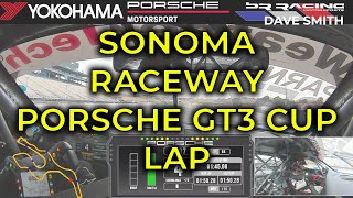 SONOMA RACEWAY LAP  PORSCHE 992 GT3 CUP porsche sonomaraceway [upl. by Gnanmas]