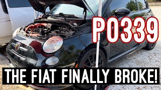 EVERY FIAT 500 OWNERS WORST NIGHTMARE  FAULT CODE P0339 Crankshaft Reluctor Ring Replacement [upl. by Skye]