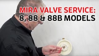 How to service Mira 8 Mira 88 amp Mira 88B shower valves [upl. by Lorrie]