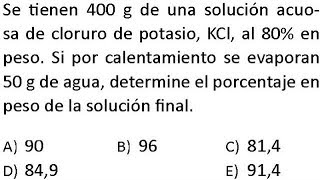 Unidades de Concentración Ejercicios Resueltos Solubilidad Soluciones Químicas [upl. by Mlehliw479]