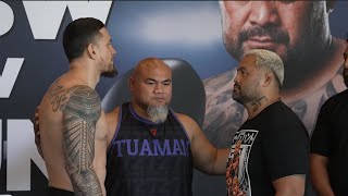 SBW amp Mark Hunt Face Off [upl. by Mahla]