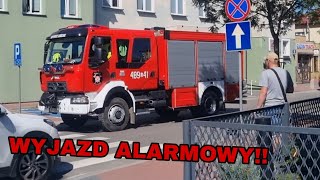 TRĄBY Wyjazd Alarmowy Zastępu 489L41 OSP KSRG Opole Lubelskie Lubelskie [upl. by Yelyak]