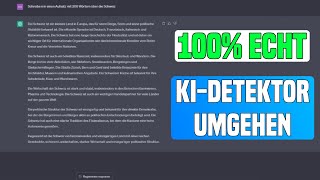 ChatGPT Text umschreiben lassen und KIDetektor umgehen Tutorial  SABO [upl. by Eeltrebor]