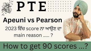 PTE Apeuni vs Pearson and how to get 90 scores  Gurwinder sir [upl. by Leahcimsemaj969]