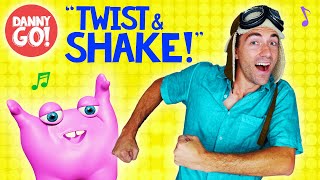 quotTwist and Shake Dancequot 💃🏼🕺🏼  Danny Go Brain Break Songs for Kids [upl. by Ahsikym]