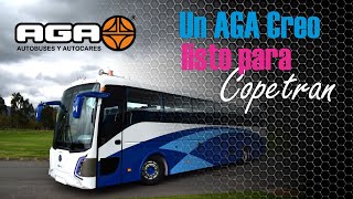 Copetran estrena AGA Creo Scania Copetran Onibus [upl. by Resneps899]