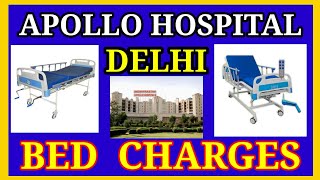 Apollo Hospital Room Charges  Room Rent  Room compare Indraprastha Apollo hospital Delhi [upl. by Asilana355]