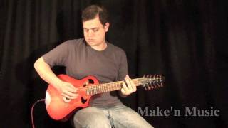 Veillette Gryphon Cutaway 12 string Acoustic Demo [upl. by Adile]