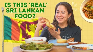 What do Sri Lankan People Order at a Sri Lankan Restaurant [upl. by Purvis]