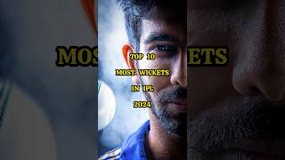 Top 10 Most Wickets In IPL 2024 juspritbumrah matheeshapathirana viral [upl. by Aninotna968]