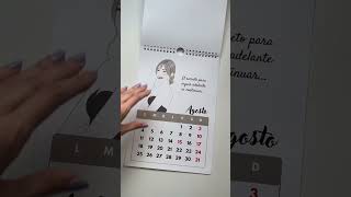 Calendario de pared 2025  Confía ✨ papeleria 2025 calendarios asmr [upl. by Elohcin898]