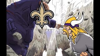 You Say Run goes with everything  Vikings vs Saints 2018 [upl. by Aileon]