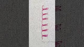 Mirrored Blanket stitch Magic of Hands [upl. by Longawa]