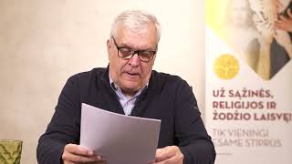 Prof dr Alvydas Jokubaitis Lietuviška neviltis ir krikščionybė [upl. by Eemiaj]