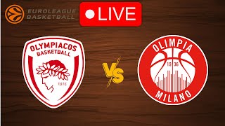 🔴 Live Olympiakos vs Milano  EuroLeague 20232024  Live Play by Play Scoreboard [upl. by Wills]