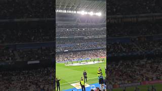 Himno del Real Madrid en el Estadio Santiago Bernabeu  Champions League [upl. by Lledniuq]