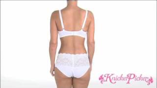 KnickerPickercom  Triumph Amourette Bra and Maxi Briefs [upl. by Sihon993]