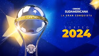 EN VIVO  SORTEO FASE DE GRUPOS  CONMEBOL SUDAMERICANA 2024 [upl. by Pembroke]