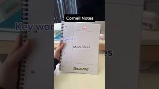 Cornell Note Taking  Study Method to Achieve Best Grades [upl. by Chet]