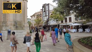 🇪🇸 SpainMallorca Manacor  4K 60fps Walking Tour [upl. by Aicener479]