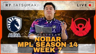 LIQUID VS BTR MPL SEASON 14 WEEK 7 DAY 1 RESTREAM  TOP UP TERBAIK DI R7STOREID mlbbidcreator [upl. by Lehsreh]