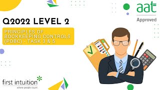 AAT Q2022 Level 2 Introduction to Bookkeeping ITBK  The Receivables Ledger Control Account [upl. by Witcher]