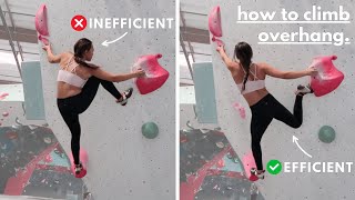 How to Climb Overhang 2 KEY Techniques EVERY Beginner Climber Needs to Know [upl. by Yves]