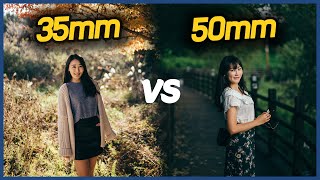 35mm vs 50mm 원근감 화각 차이에 대해서 YK티브이 [upl. by Llenaj]