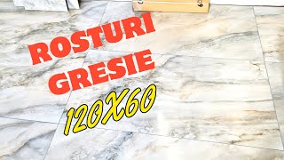 Chituire gresie 120x60 Ce chit folosim când avem încălzire in pardoseala [upl. by Keen]