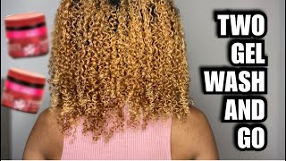 Get Super Defined Curls Using 2 Gels  Curls Poppin [upl. by Ahsimak]