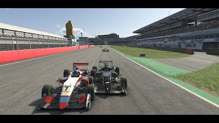 iRacing Motorsport Simulator  Dallara F3  Hockenheimring GP  18 lap race [upl. by Llenehc]