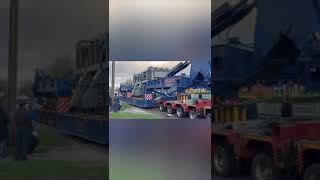 Biggleswade power station transformer delivery via Dunton village Bedfordshire From Tilbury Docks [upl. by Rokach]