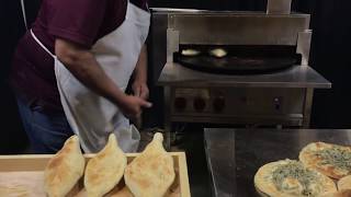 Samoon Bread  Making Iraqi Samoon with Pita Oven الصمون الحجري [upl. by Ennad]