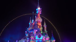 New Version Disney DLight of Christmas  Preshow Disney Dreams Disneyland Paris [upl. by Fairbanks590]