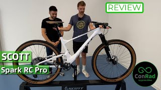 Bikes 2022 Scott Spark RC Pro  Ausführliches Review ConRad [upl. by Alleuol779]