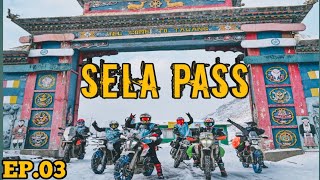 Riding Through Black Ice amp Zero Visibility  Dirang to Sela Pass Adventure  Winter Tawang  EP 3 [upl. by Ahsikan]