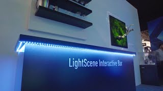 Epsons LightScene Laser Projector  An Interactive Bar Experience [upl. by Diskin]