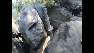 Wandern und Klettern über die Häntzschelstiege zur Idargrotte in der Sächsischen Schweiz [upl. by Lipcombe]