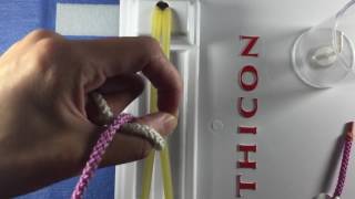 Two Handed Knot Tying Tutorial [upl. by Hekking769]