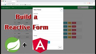 How to Build a Reactive Form in Angular [upl. by Nyre]