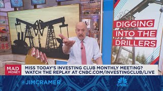 Jim Cramer digs into oil drillers after earnings [upl. by Nosiddam]