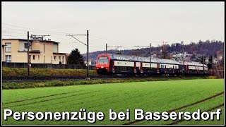 Einige Personenzugsichtungen bei Bassersdorf [upl. by Ahseena]