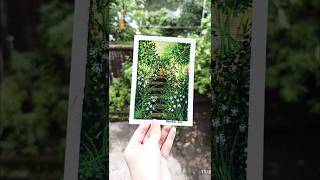 😍😍Garden acrylic painting lacrylic drawing shorts viralshorts art youtubeshorts DAILYARTBOX [upl. by Leipzig21]