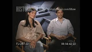 Famke Janssen and James Marsden Interview for XMen 2 2003 [upl. by Juley431]