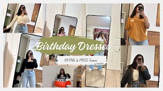 Birthday Dresses Rating by Husband  Price Guess Gone Wrong 😅🤣 [upl. by Ruenhcs]