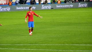 Xabi Alonso takes penalty for Spain against Argentina [upl. by Nidnal429]